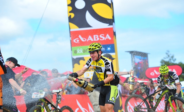 Erik Kleinhans Erik Kleinhans Topeak-Ergon racing team Celebrating