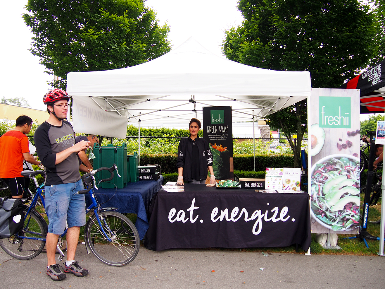Freshii at Vancouver Bike to Work Week