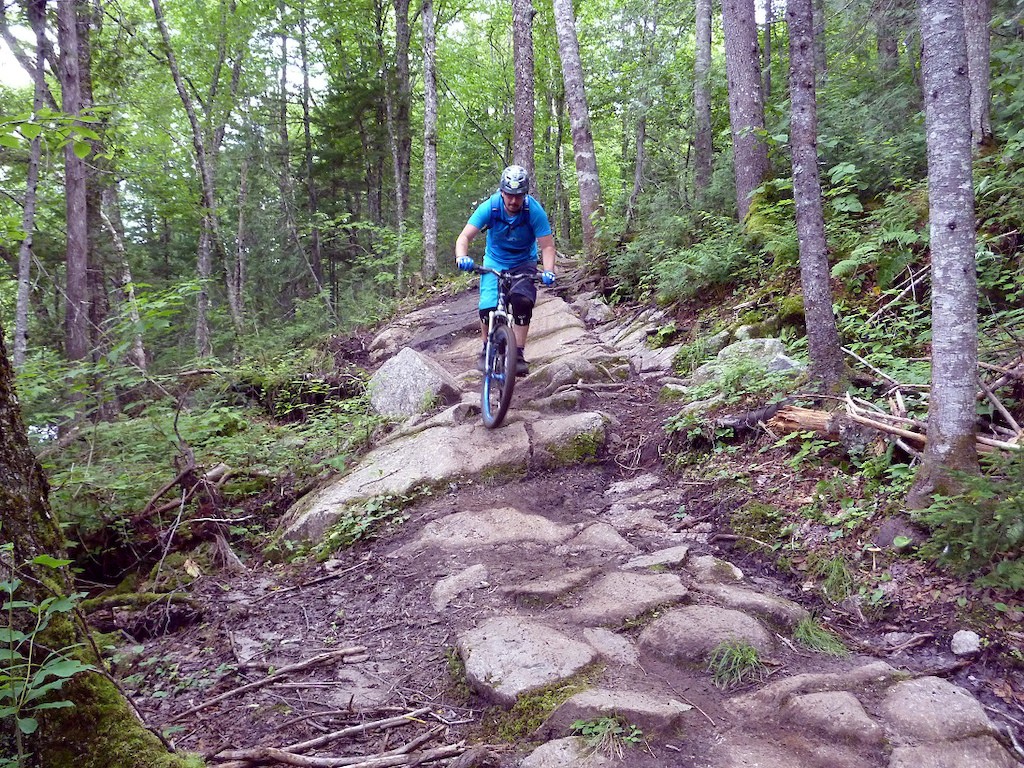 Dany riding the Neilson trail in Shannahan